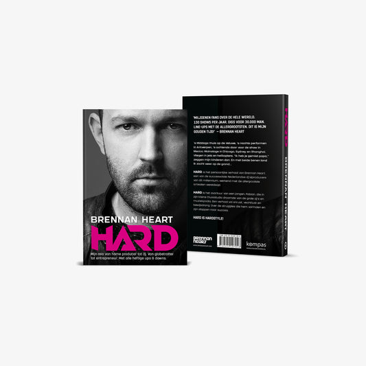 HARD by Brennan Heart, Dutch edition, front and back cover