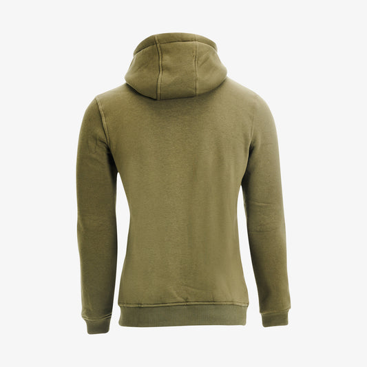 Olive I AM HARDSTYLE logo hoodie, back