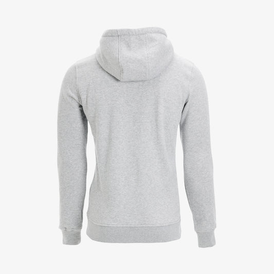 Grey I AM HARDSTYLE logo hoodie, back