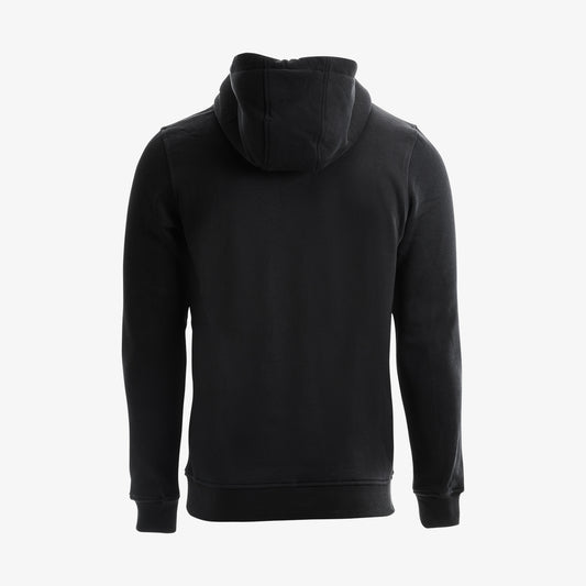 Black I AM HARDSTYLE logo hoodie, back