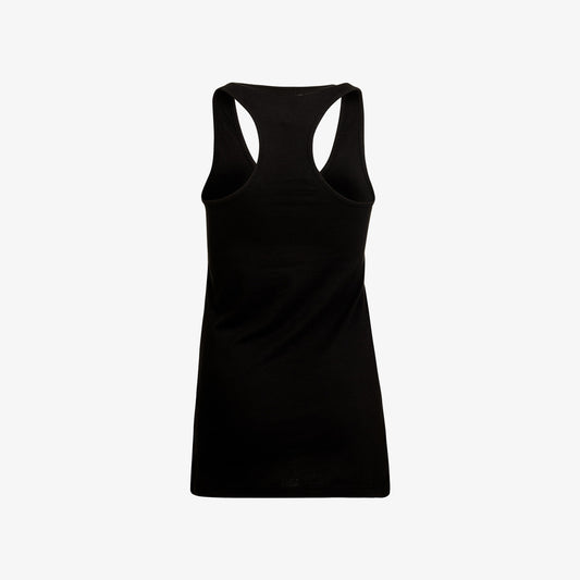 Black 150 BPM tank top, back