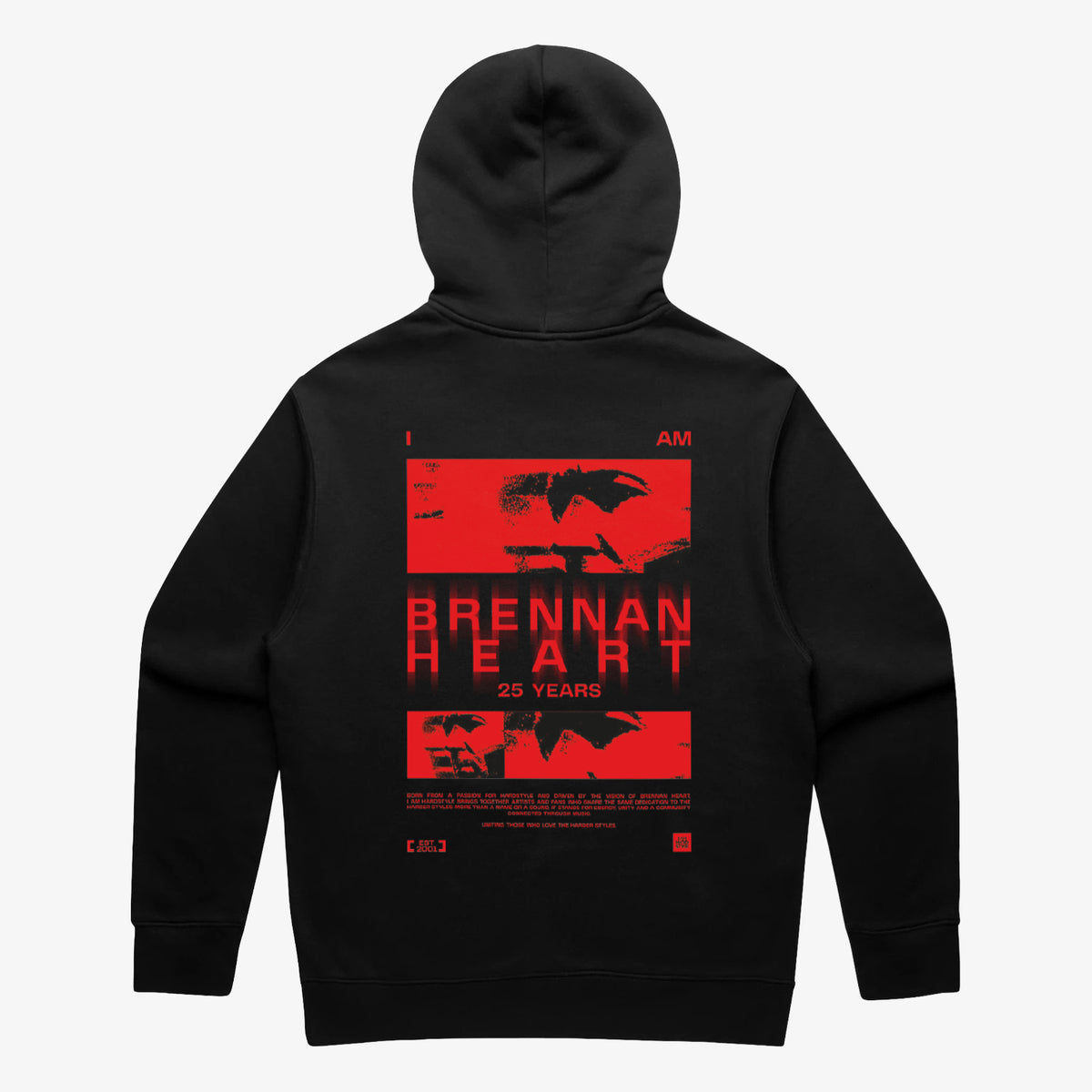 25 Years Brennan Heart anniversary hoodie, back