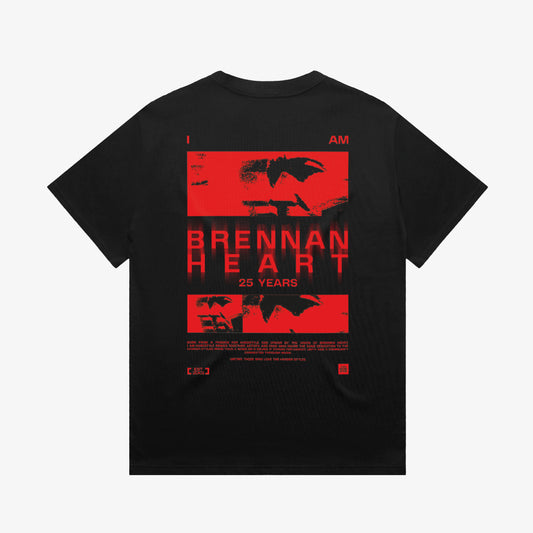 25 Years Brennan Heart anniversary T-shirt, back