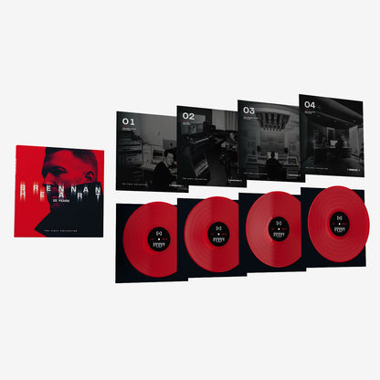 25 Years Brennan Heart Vinyl Collection: box, four sleeves and four red vinyl records