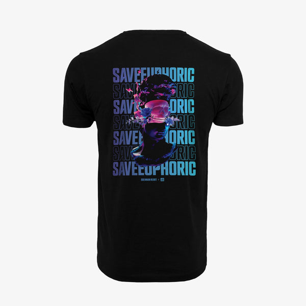 SAVE EUPHORIC - Black T-shirt [Regular Fit]