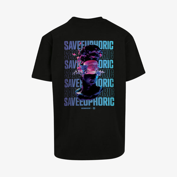 SAVE EUPHORIC - Black T-shirt