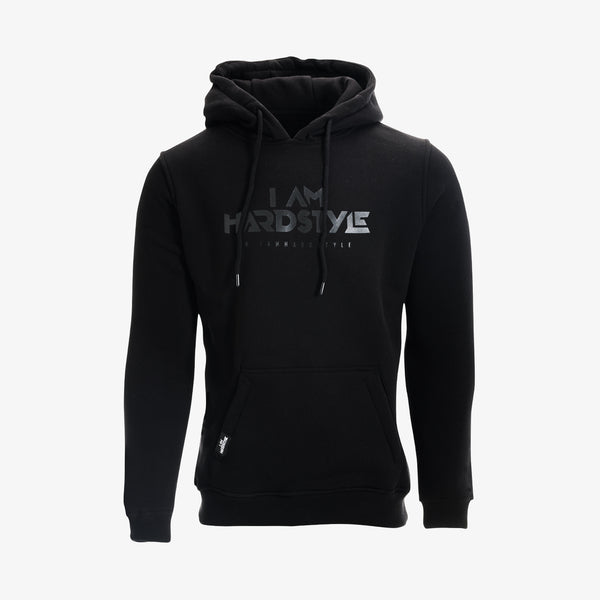 Hoodie (Black/Black) - Logo