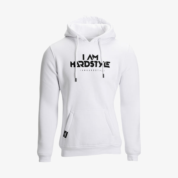 Hoodie (White/Black) - Logo